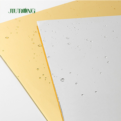 MDF de Vierkante Beschikbare Witte en Gouden Kleur van de Cakeraad