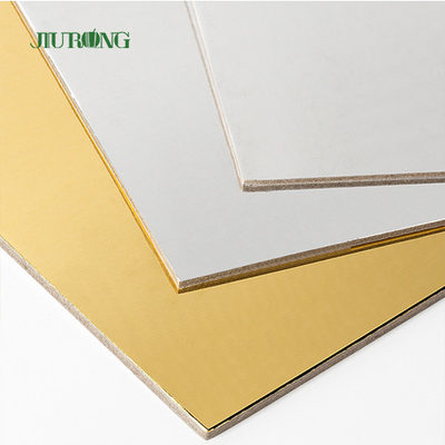 MDF de Vierkante Beschikbare Witte en Gouden Kleur van de Cakeraad
