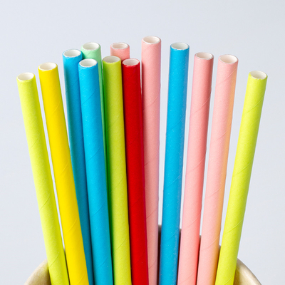 12mm de 10mm Scherpe Thee Straw Individual Wrap van de Eindebel