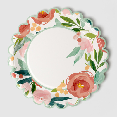 Beschikbare Bloem om Document het Voedselrang van Plaatvalentine day party supplies tableware