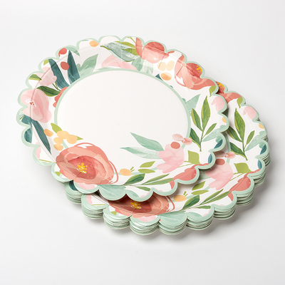 Beschikbare Bloem om Document het Voedselrang van Plaatvalentine day party supplies tableware