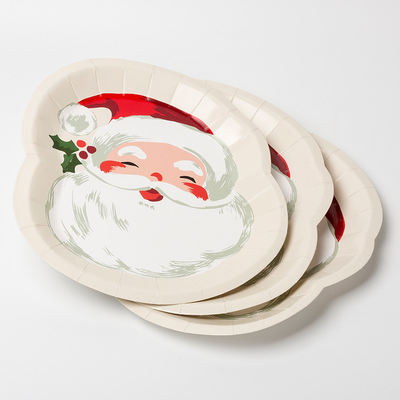Het Document van FDA de Beschikbare Speciale Vorm van Plaatsanta claus christmas party supplies set