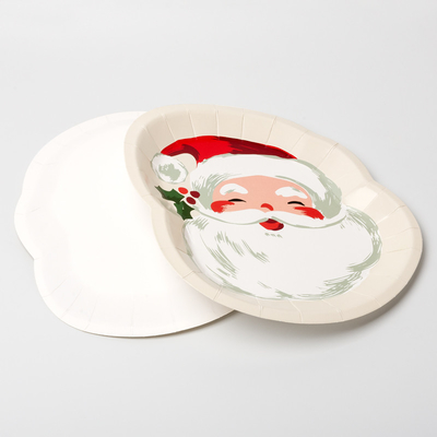 Het Document van FDA de Beschikbare Speciale Vorm van Plaatsanta claus christmas party supplies set