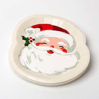 Het Document van FDA de Beschikbare Speciale Vorm van Plaatsanta claus christmas party supplies set