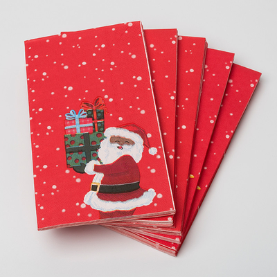 Servet van het Besteksanta claus christmas theme party paper van LFGB het Biologisch afbreekbare Beschikbare