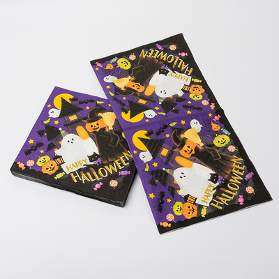 BRC-Dinerdocument van het de Pompoenmonster van Sprite van de Servetpartij de Gekke Levering van de het Themapartij van Halloween