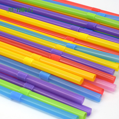 Biologisch afbreekbaar Vriendschappelijk Beschikbaar Stro Gekleurd Plastiek 4.6*150mm van Eco
