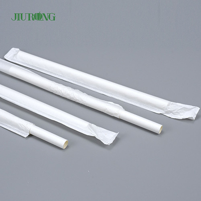 Wit Biologisch afbreekbaar Document Straw Eco Friendly Food Grade 4.6mm Dia