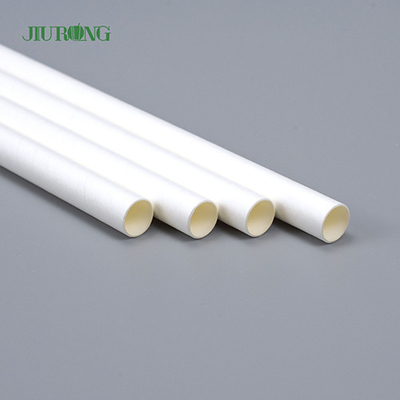 Wit Biologisch afbreekbaar Document Straw Eco Friendly Food Grade 4.6mm Dia