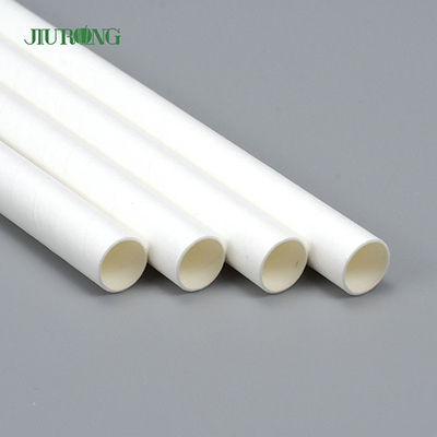 Wit Biologisch afbreekbaar Document Straw Eco Friendly Food Grade 4.6mm Dia