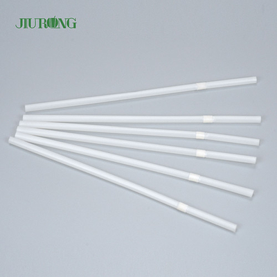 Eco-vriendelijke biologisch afbreekbare Pla-rietjes 4,6 * 150 mm papieren rietjes voor warme dranken