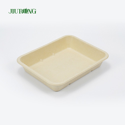Bedrukte Duurzame Suikerriet Bagasse Voedseldoos Vetvrij Papier