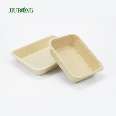 Bedrukte Duurzame Suikerriet Bagasse Voedseldoos Vetvrij Papier