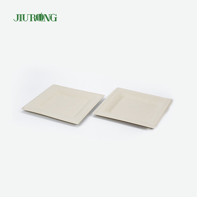 Matte laminering Suikerriet Voedselcontainer Witboek Dinerborden Jiurong
