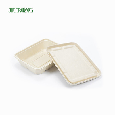 Gerecycled waterdicht Bagasse-voedselverpakking Biologisch afbreekbare papieren doos OEM ODM