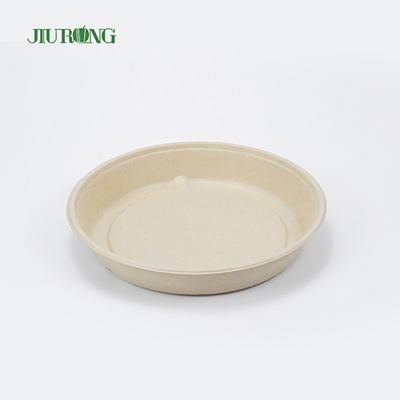 Wegwerp suikerriet voedselcontainer Hamburger Bagasse papierlade