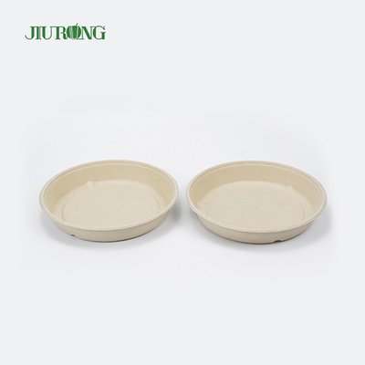 Wegwerp suikerriet voedselcontainer Hamburger Bagasse papierlade