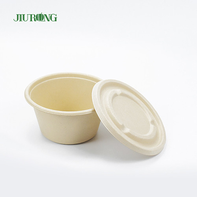 Eco vriendelijke suikerriet voedselcontainer biologisch afbreekbare bagasse meeneemdozen 600ml