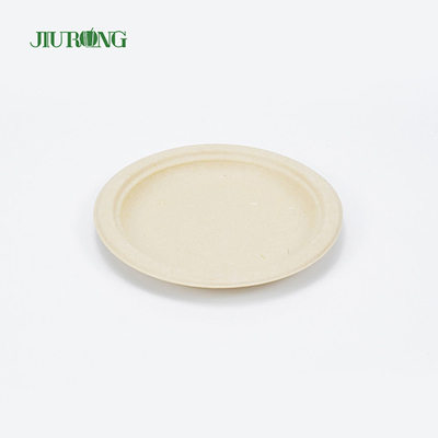 Fast Food Suikerriet Voedselcontainer Biologisch afbreekbare verpakking 9 inch rond