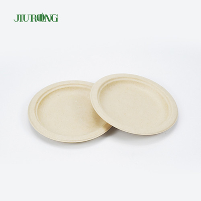 Fast Food Suikerriet Voedselcontainer Biologisch afbreekbare verpakking 9 inch rond