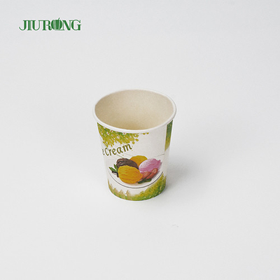 5oz 6oz enkele muur Kraft biologisch afbreekbare papieren bekers voor koffiemelkthee