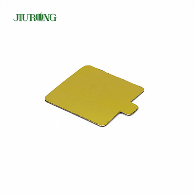Herbruikbare MDF Gold Rectangle Cake Board Wegwerp 100*65mm Vetvrij
