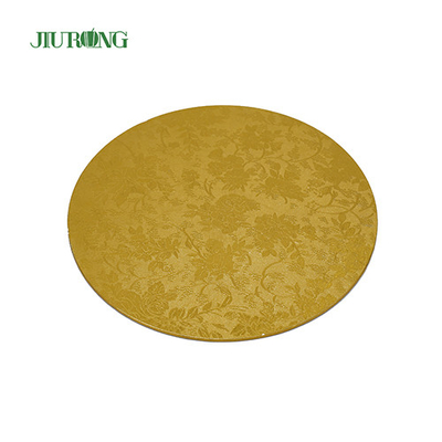 Home Compost 10 Inch Gold Cake Board 24cm Food Grade Golfkarton Taarttrommel