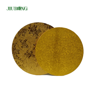 Home Compost 10 Inch Gold Cake Board 24cm Food Grade Golfkarton Taarttrommel