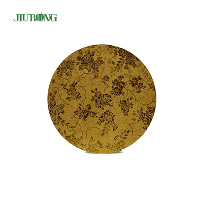 Home Compost 10 Inch Gold Cake Board 24cm Food Grade Golfkarton Taarttrommel