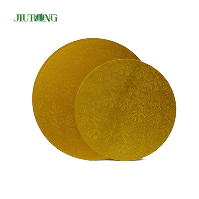 Home Compost 10 Inch Gold Cake Board 24cm Food Grade Golfkarton Taarttrommel