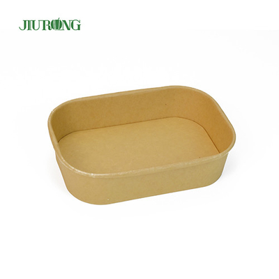Hotel Huishouden 750ml Papieren Lunchkom Wegwerp Kraft Soepkom