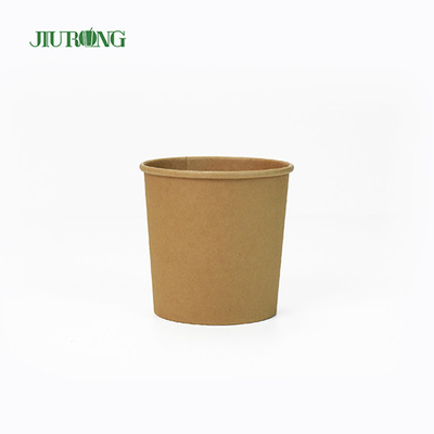Biologisch afbreekbare wegwerpkraftpapier-kommen 26 OZ UV-coating voor salade