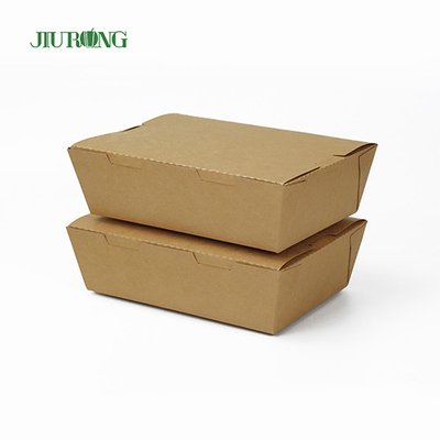 Eco-vriendelijke biologisch afbreekbare meeneemcontainers 2100 ml papieren sushi-doos