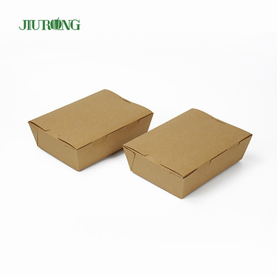 Eco-vriendelijke biologisch afbreekbare meeneemcontainers 2100 ml papieren sushi-doos