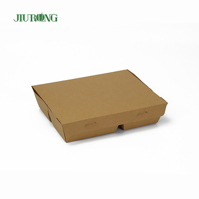 F Flute Burger Biologisch afbreekbare papieren container