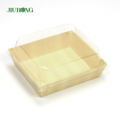 Gerecycled biologisch afbreekbaar papier van de voedselcontainer Sushidienblad 180mm voor voedselwinkel