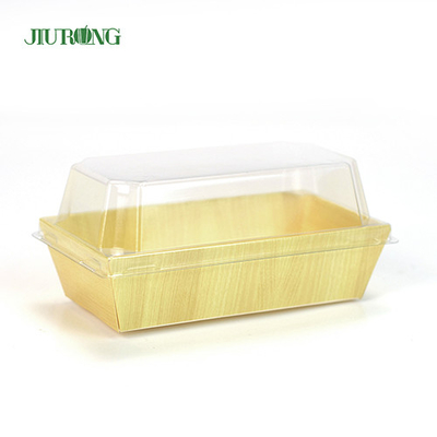 Gerecycled biologisch afbreekbaar papier van de voedselcontainer Sushidienblad 180mm voor voedselwinkel