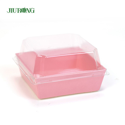 F-fluit biologisch afbreekbare papiercontainer 140 mm lengte voor fastfoodwinkel
