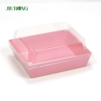 F-fluit biologisch afbreekbare papiercontainer 140 mm lengte voor fastfoodwinkel