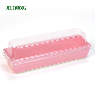 F-fluit biologisch afbreekbare papiercontainer 140 mm lengte voor fastfoodwinkel