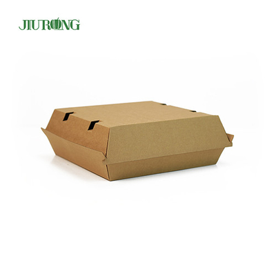 F flute Eco Friendly Takeaway Containers 700ml bruine papieren voedselboten