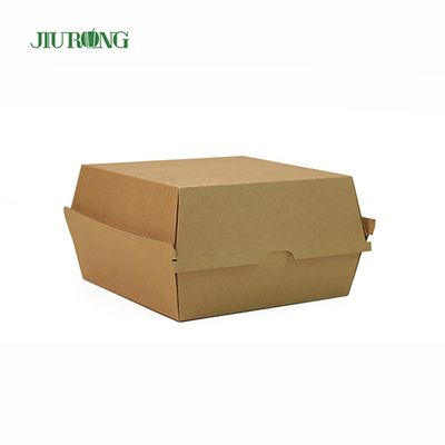 Eco-vriendelijke meeneemverpakking met enkele tong Gerecycled kraftpapier 1600 ml