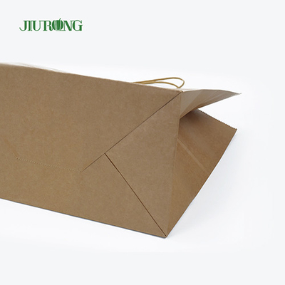Take Away SOS Kraft biologisch afbreekbare papieren zak Recyclebaar BSCI goedgekeurd