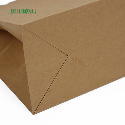 Handvat gerecycled papier Biologisch afbreekbare zakken Vetvrij ISO9001 goedgekeurd