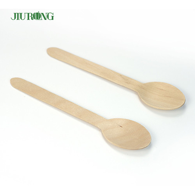 Bamboe Biologisch Afbreekbaar Wegwerp Bestek Servies Houten Vork Set 95mm