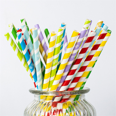 Vlot 5mm Biologisch afbreekbaar Document Straw Eco Friendly