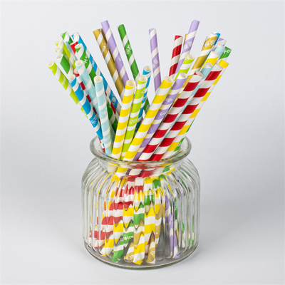 Vlot 5mm Biologisch afbreekbaar Document Straw Eco Friendly