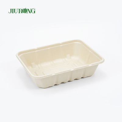Gerecycled waterdicht Bagasse-voedselverpakking Biologisch afbreekbare papieren doos OEM ODM